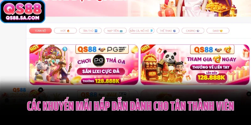 Đăng Ký QS88: Tạo Tài Khoản Nhanh Chóng, Nhận Ưu Đãi Hấp Dẫn 4 Các khuyến mãi hấp dẫn dành cho tân thành viên đăng ký QS88