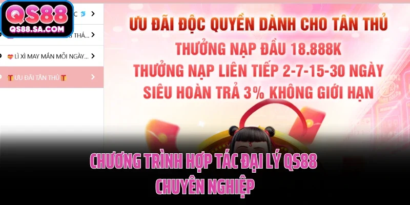 Chương trình hợp tác đại lý QS88 chuyên nghiệp Chương trình hợp tác đại lý QS88 chuyên nghiệp