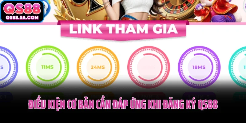 Điều kiện cơ bản cần đáp ứng khi đăng ký QS88 Điều kiện cơ bản cần đáp ứng khi đăng ký QS88