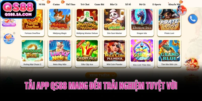 Tải app QS88 mang đến trải nghiệm tuyệt vời cho bạn Tải app QS88 mang đến trải nghiệm tuyệt vời cho bạn
